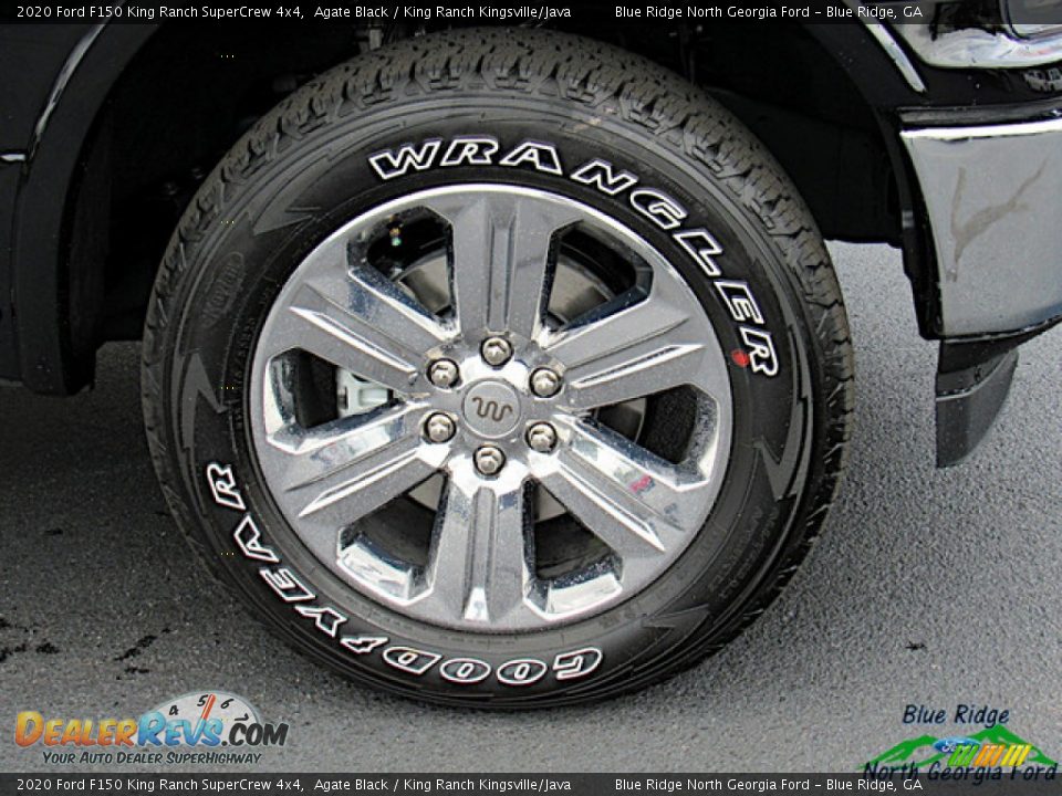 2020 Ford F150 King Ranch SuperCrew 4x4 Agate Black / King Ranch Kingsville/Java Photo #9