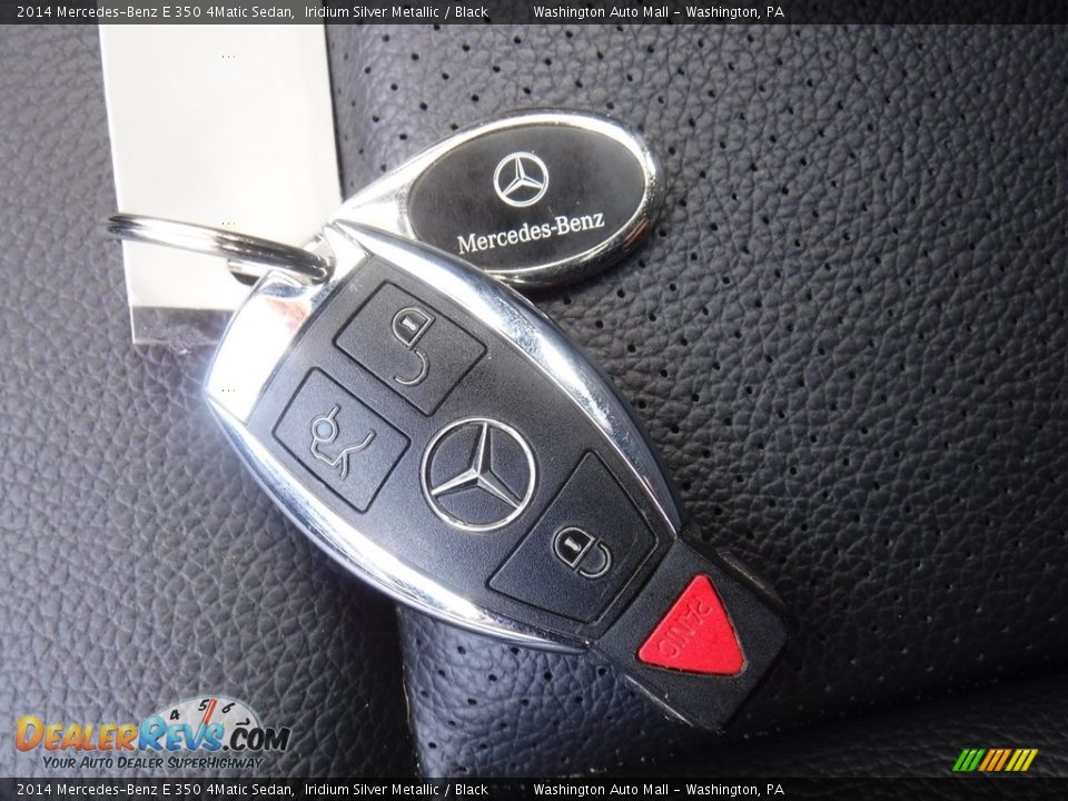 2014 Mercedes-Benz E 350 4Matic Sedan Iridium Silver Metallic / Black Photo #26