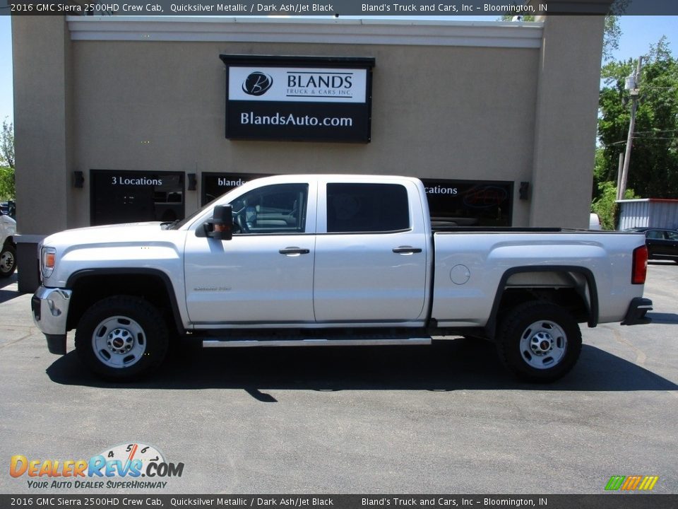 2016 GMC Sierra 2500HD Crew Cab Quicksilver Metallic / Dark Ash/Jet Black Photo #1