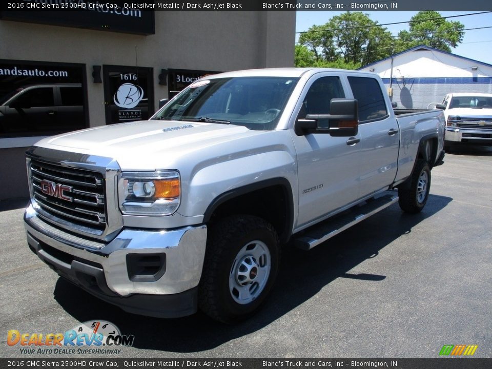 2016 GMC Sierra 2500HD Crew Cab Quicksilver Metallic / Dark Ash/Jet Black Photo #2