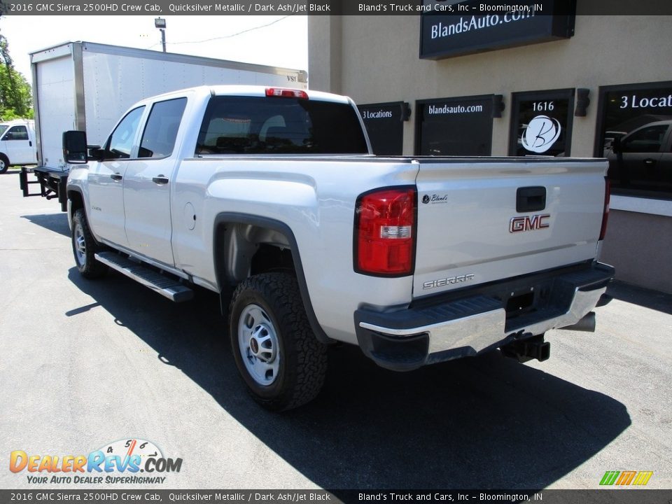 2016 GMC Sierra 2500HD Crew Cab Quicksilver Metallic / Dark Ash/Jet Black Photo #3