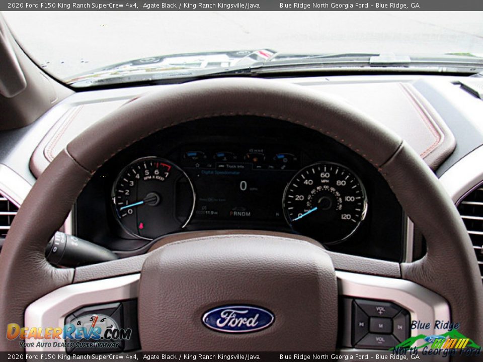 2020 Ford F150 King Ranch SuperCrew 4x4 Agate Black / King Ranch Kingsville/Java Photo #18