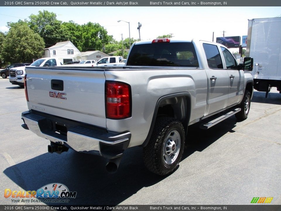 2016 GMC Sierra 2500HD Crew Cab Quicksilver Metallic / Dark Ash/Jet Black Photo #4