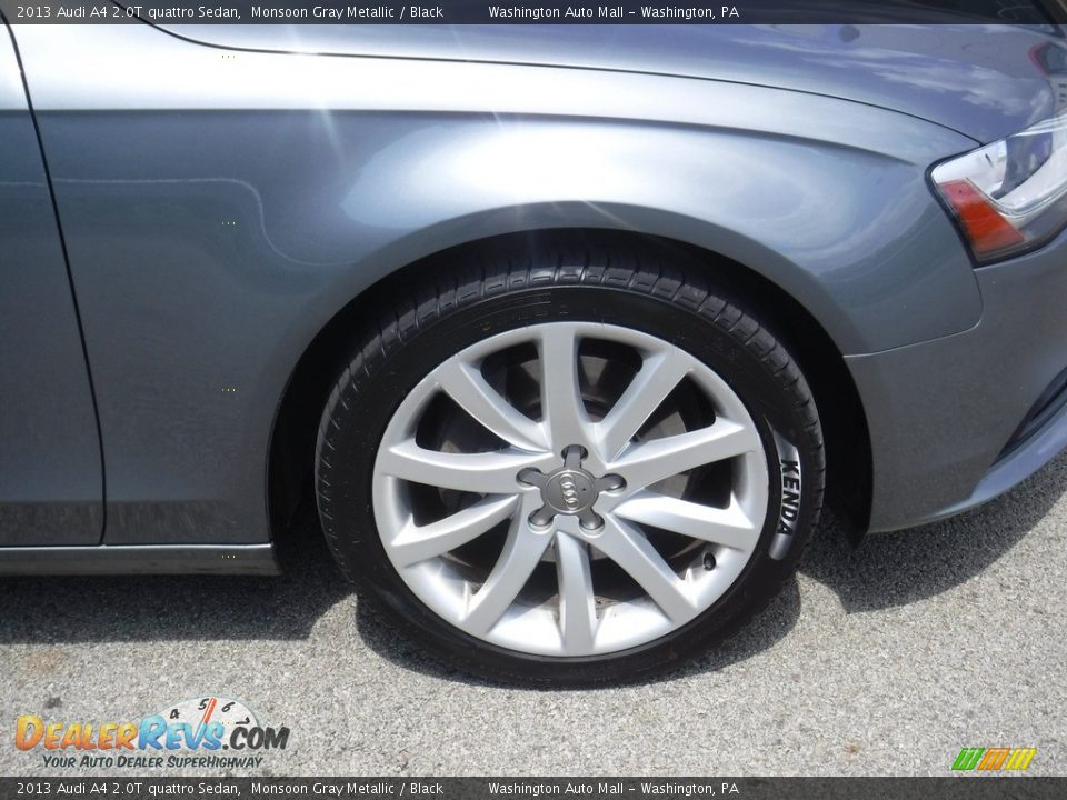 2013 Audi A4 2.0T quattro Sedan Monsoon Gray Metallic / Black Photo #3