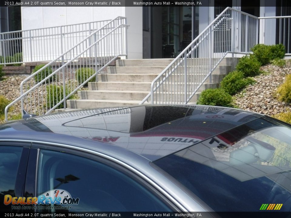 2013 Audi A4 2.0T quattro Sedan Monsoon Gray Metallic / Black Photo #4