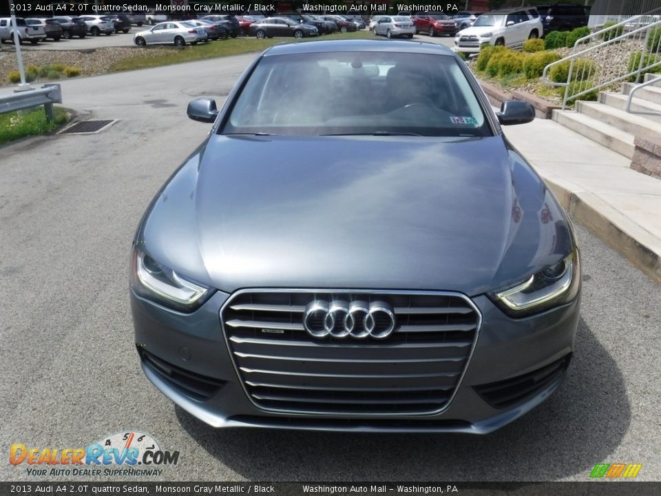 2013 Audi A4 2.0T quattro Sedan Monsoon Gray Metallic / Black Photo #5