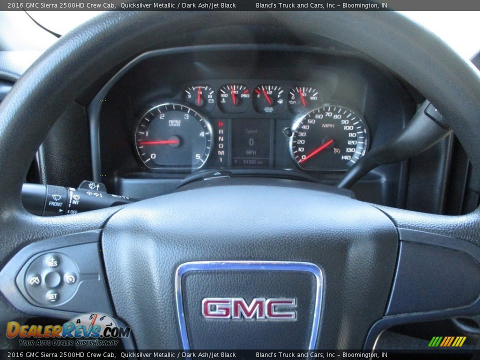 2016 GMC Sierra 2500HD Crew Cab Steering Wheel Photo #13