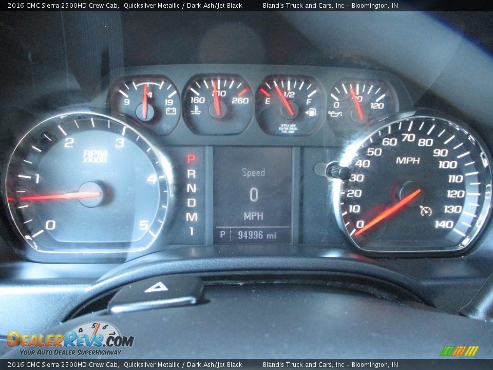 2016 GMC Sierra 2500HD Crew Cab Gauges Photo #14