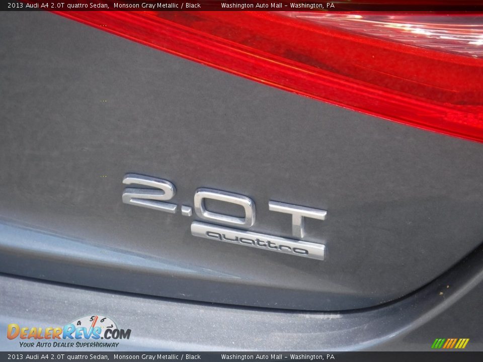 2013 Audi A4 2.0T quattro Sedan Monsoon Gray Metallic / Black Photo #10