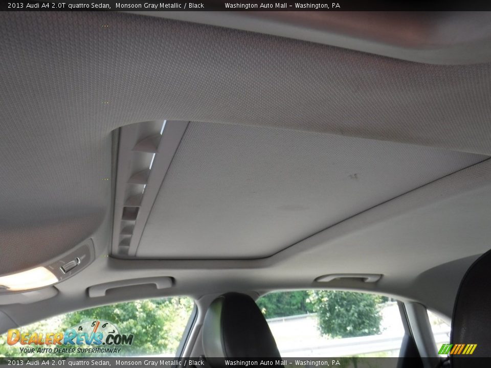 2013 Audi A4 2.0T quattro Sedan Monsoon Gray Metallic / Black Photo #11