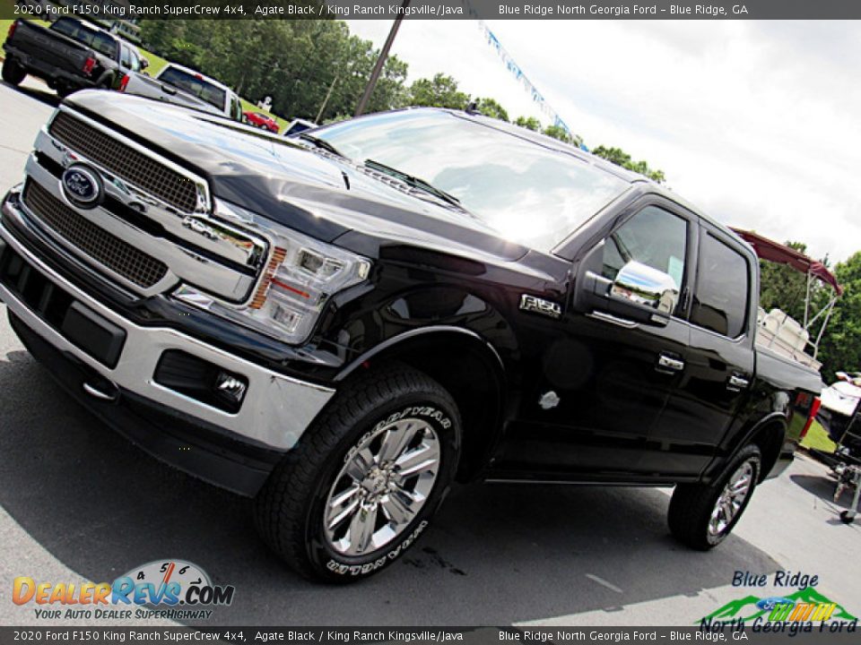 2020 Ford F150 King Ranch SuperCrew 4x4 Agate Black / King Ranch Kingsville/Java Photo #34