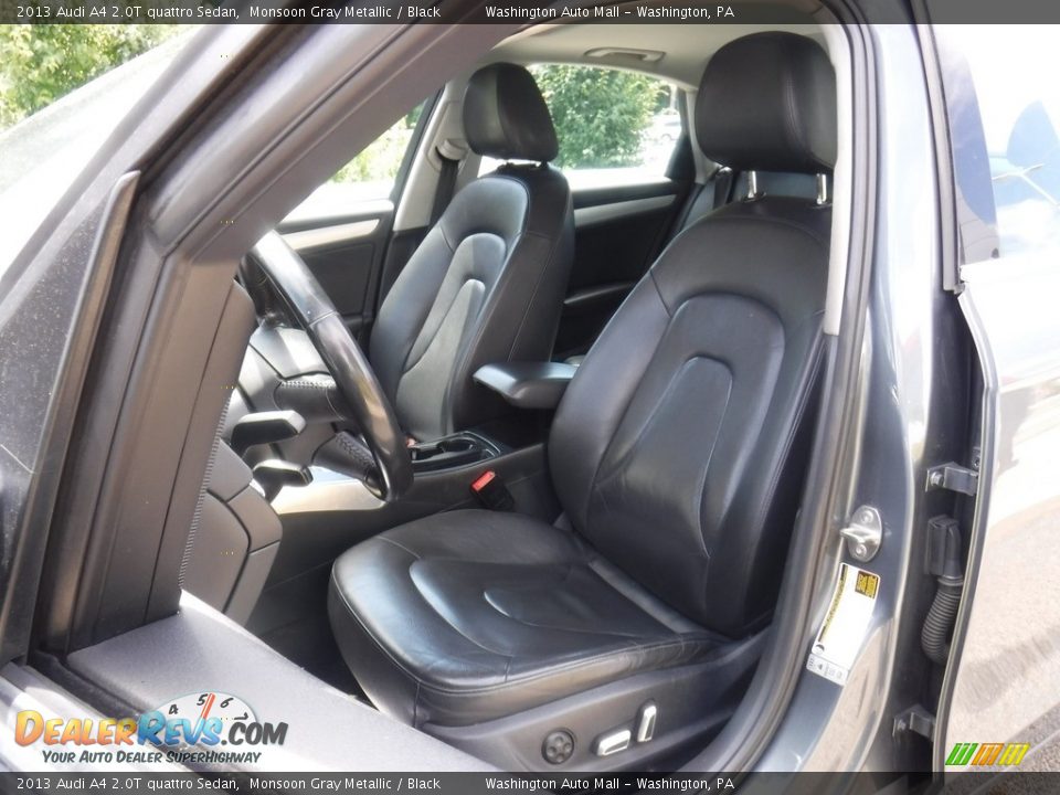 2013 Audi A4 2.0T quattro Sedan Monsoon Gray Metallic / Black Photo #15