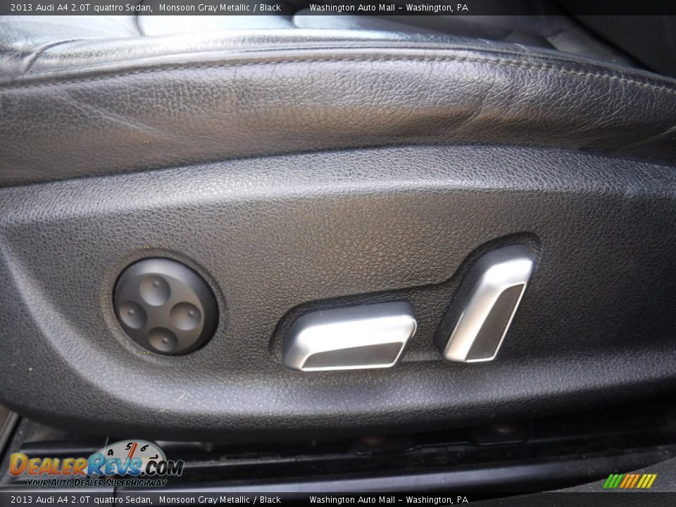 2013 Audi A4 2.0T quattro Sedan Monsoon Gray Metallic / Black Photo #16