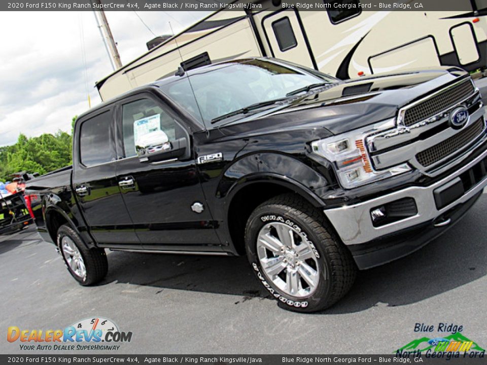2020 Ford F150 King Ranch SuperCrew 4x4 Agate Black / King Ranch Kingsville/Java Photo #35