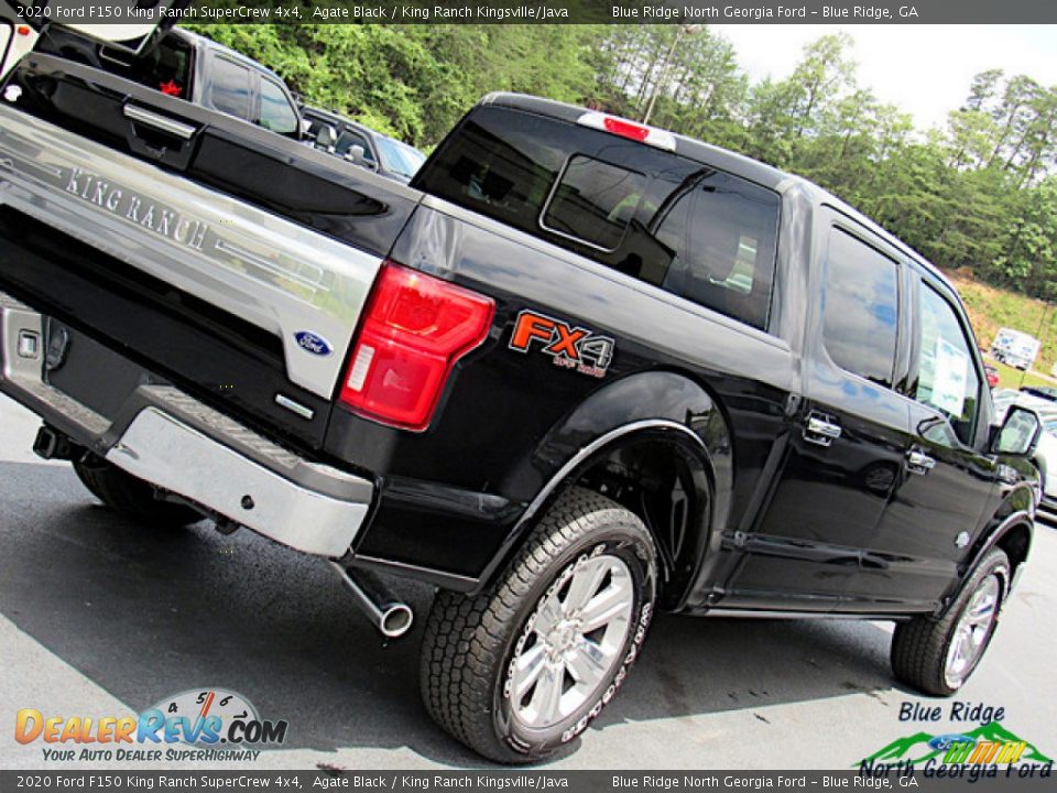 2020 Ford F150 King Ranch SuperCrew 4x4 Agate Black / King Ranch Kingsville/Java Photo #36