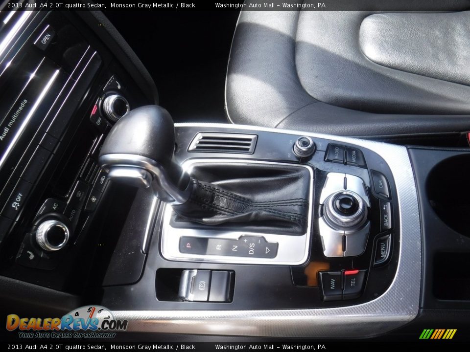 2013 Audi A4 2.0T quattro Sedan Monsoon Gray Metallic / Black Photo #17