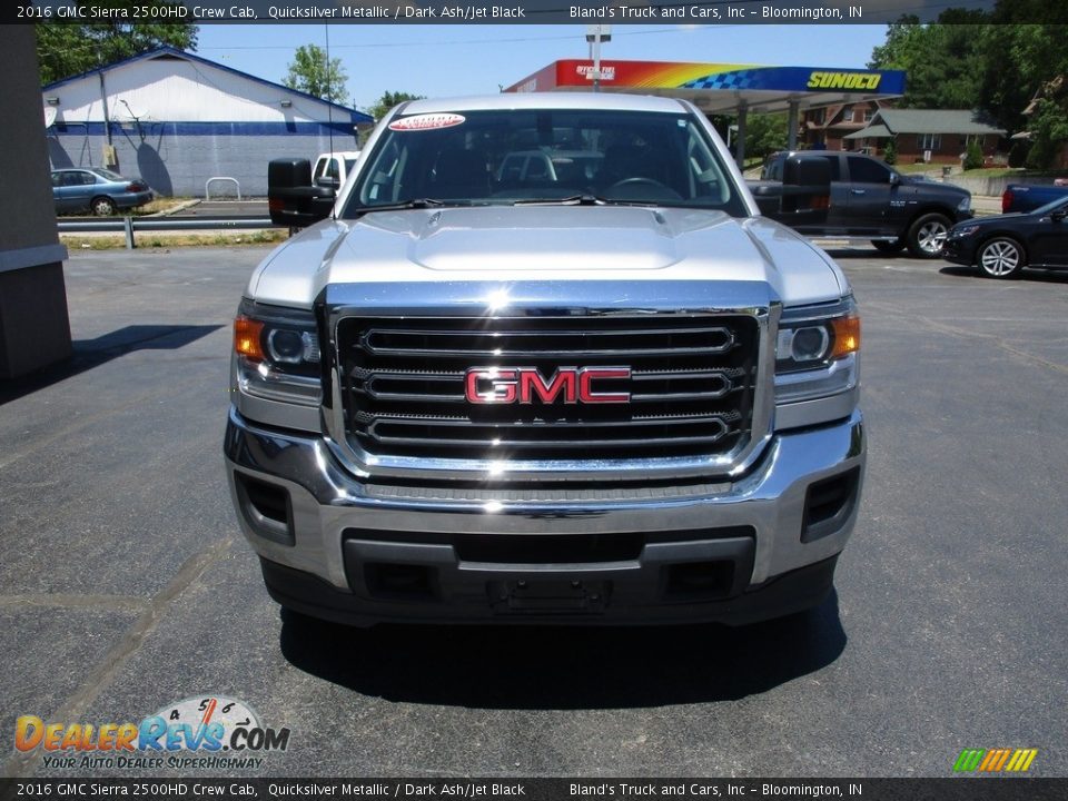 2016 GMC Sierra 2500HD Crew Cab Quicksilver Metallic / Dark Ash/Jet Black Photo #22