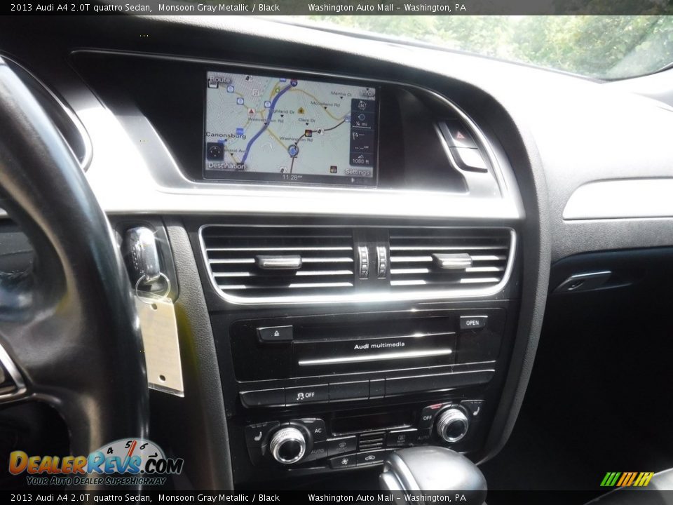 2013 Audi A4 2.0T quattro Sedan Monsoon Gray Metallic / Black Photo #19