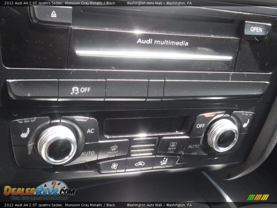 2013 Audi A4 2.0T quattro Sedan Monsoon Gray Metallic / Black Photo #20