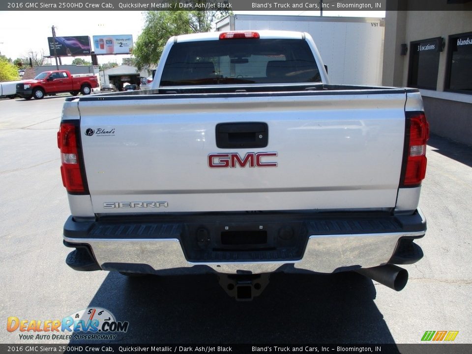 2016 GMC Sierra 2500HD Crew Cab Quicksilver Metallic / Dark Ash/Jet Black Photo #27