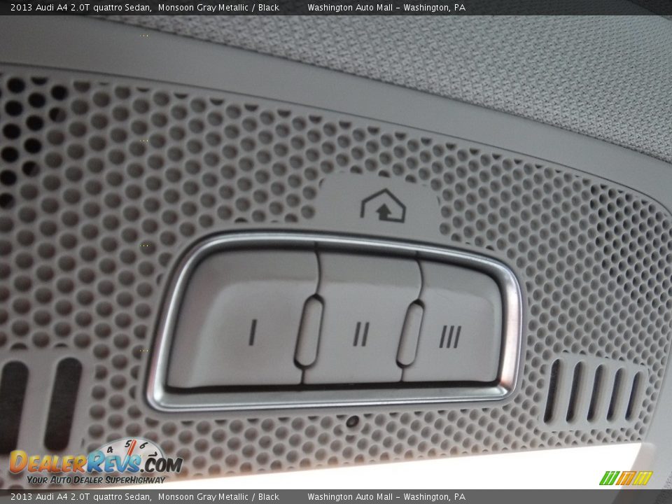 2013 Audi A4 2.0T quattro Sedan Monsoon Gray Metallic / Black Photo #26