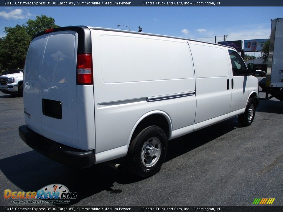 2015 Chevrolet Express 3500 Cargo WT Summit White / Medium Pewter Photo #4