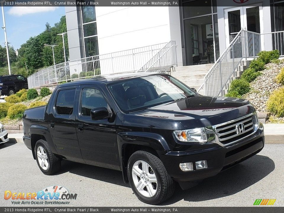 2013 Honda Ridgeline RTL Crystal Black Pearl / Black Photo #1