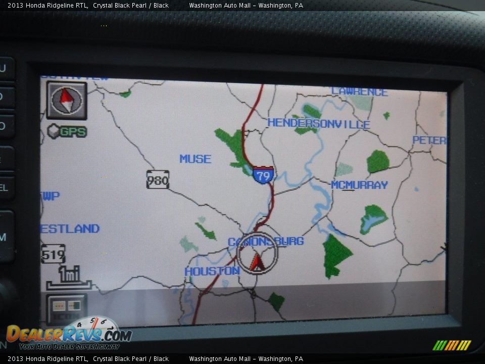 2013 Honda Ridgeline RTL Crystal Black Pearl / Black Photo #4