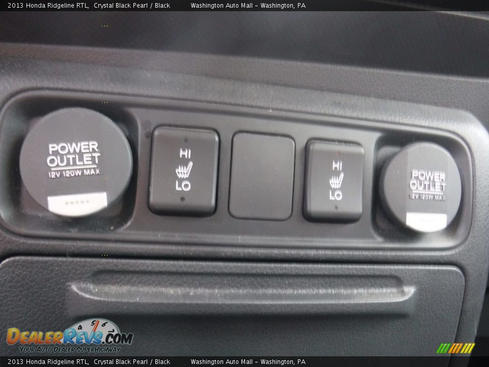 2013 Honda Ridgeline RTL Crystal Black Pearl / Black Photo #5