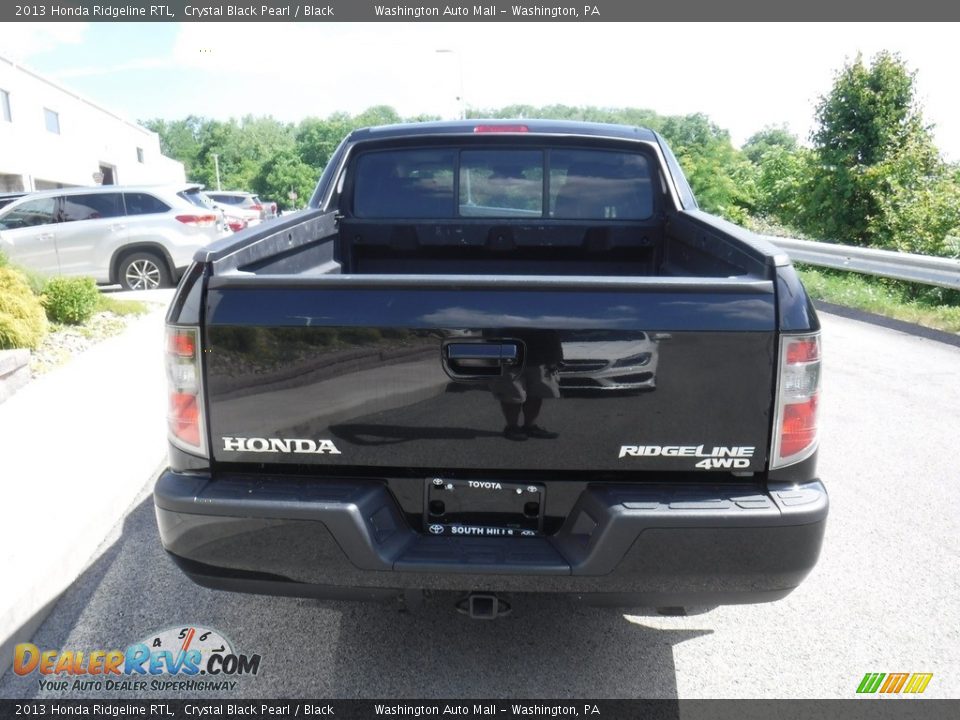2013 Honda Ridgeline RTL Crystal Black Pearl / Black Photo #15