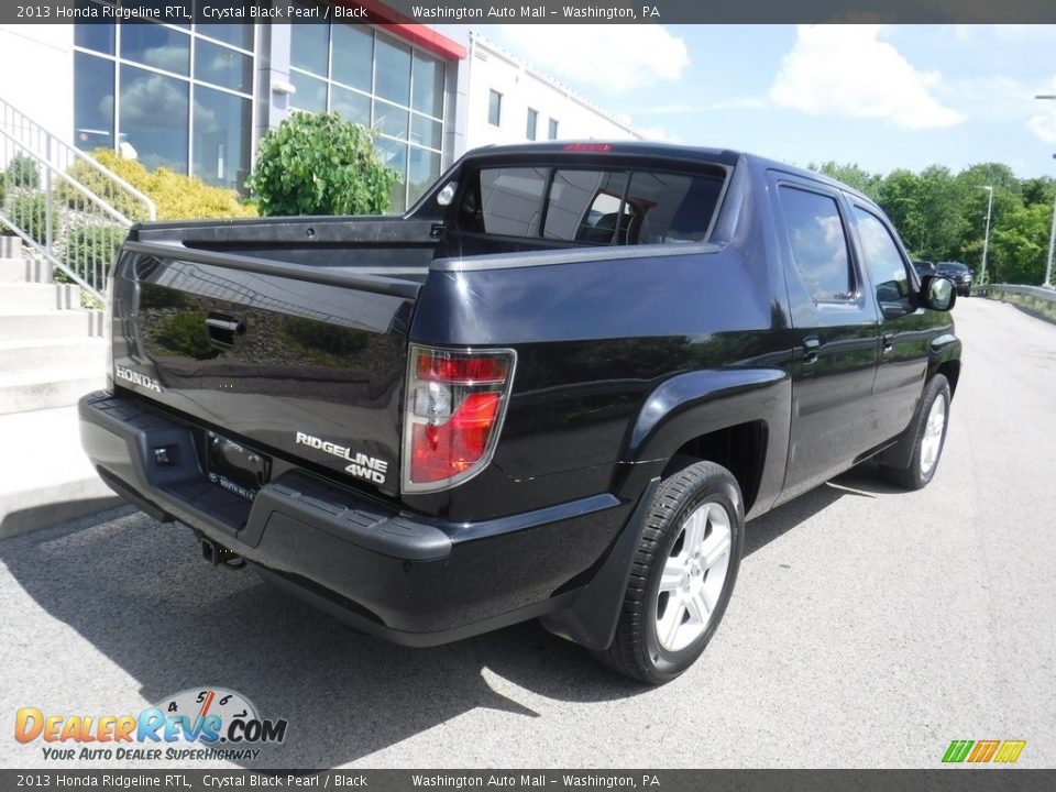 2013 Honda Ridgeline RTL Crystal Black Pearl / Black Photo #16