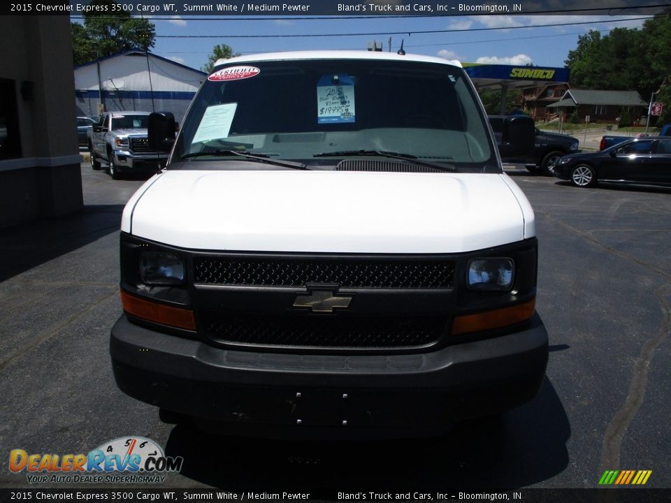 2015 Chevrolet Express 3500 Cargo WT Summit White / Medium Pewter Photo #26