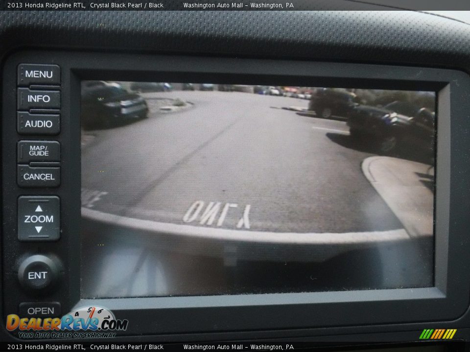2013 Honda Ridgeline RTL Crystal Black Pearl / Black Photo #27