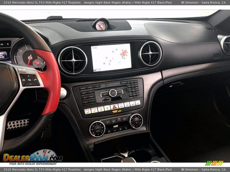 Dashboard of 2016 Mercedes-Benz SL 550 Mille Miglia 417 Roadster Photo #5