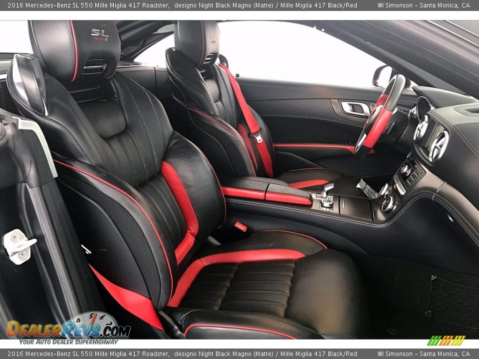 Mille Miglia 417 Black/Red Interior - 2016 Mercedes-Benz SL 550 Mille Miglia 417 Roadster Photo #6