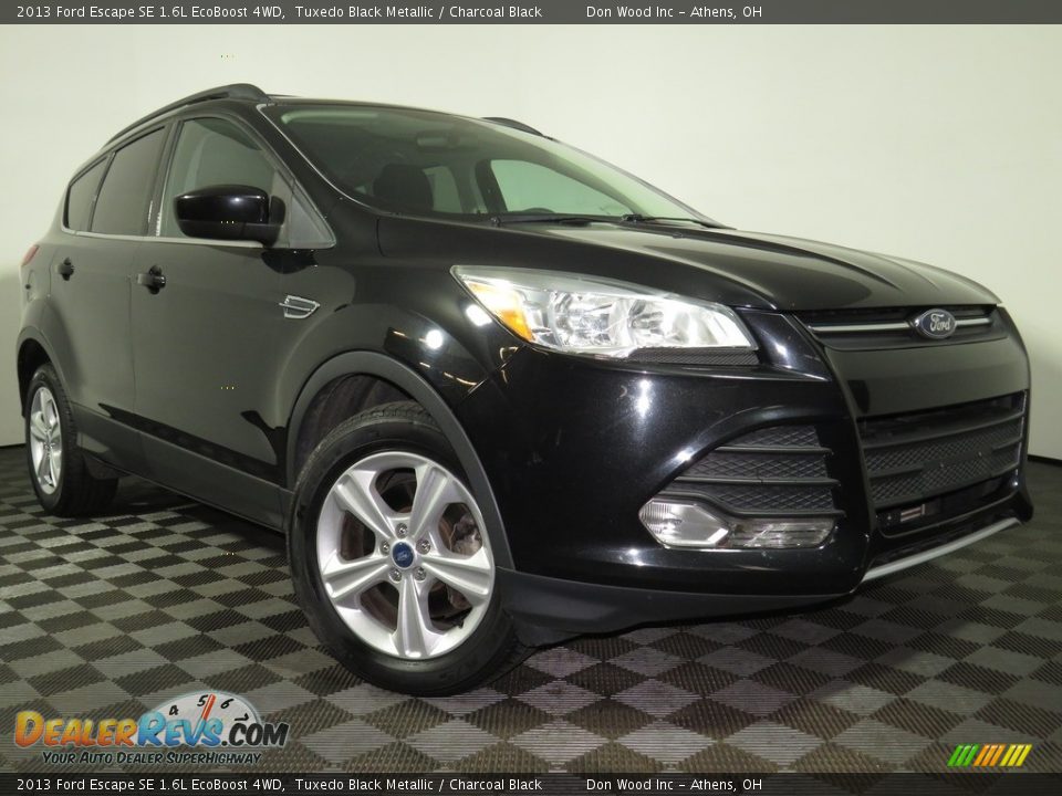 2013 Ford Escape SE 1.6L EcoBoost 4WD Tuxedo Black Metallic / Charcoal Black Photo #1