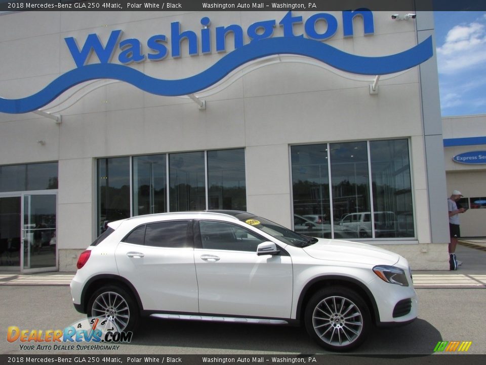 2018 Mercedes-Benz GLA 250 4Matic Polar White / Black Photo #2