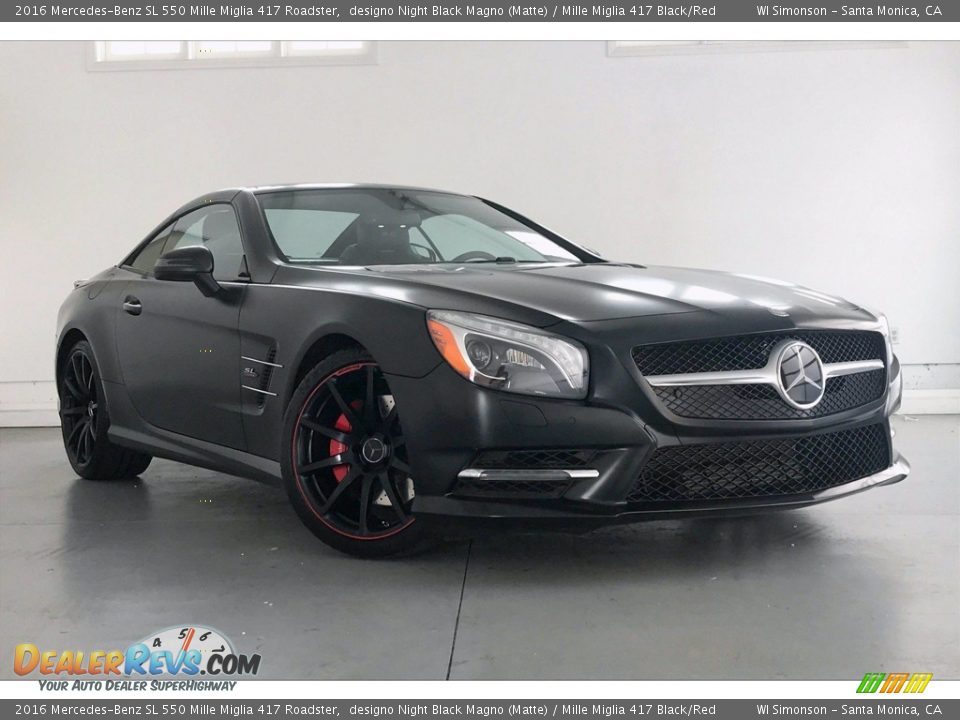 Front 3/4 View of 2016 Mercedes-Benz SL 550 Mille Miglia 417 Roadster Photo #32