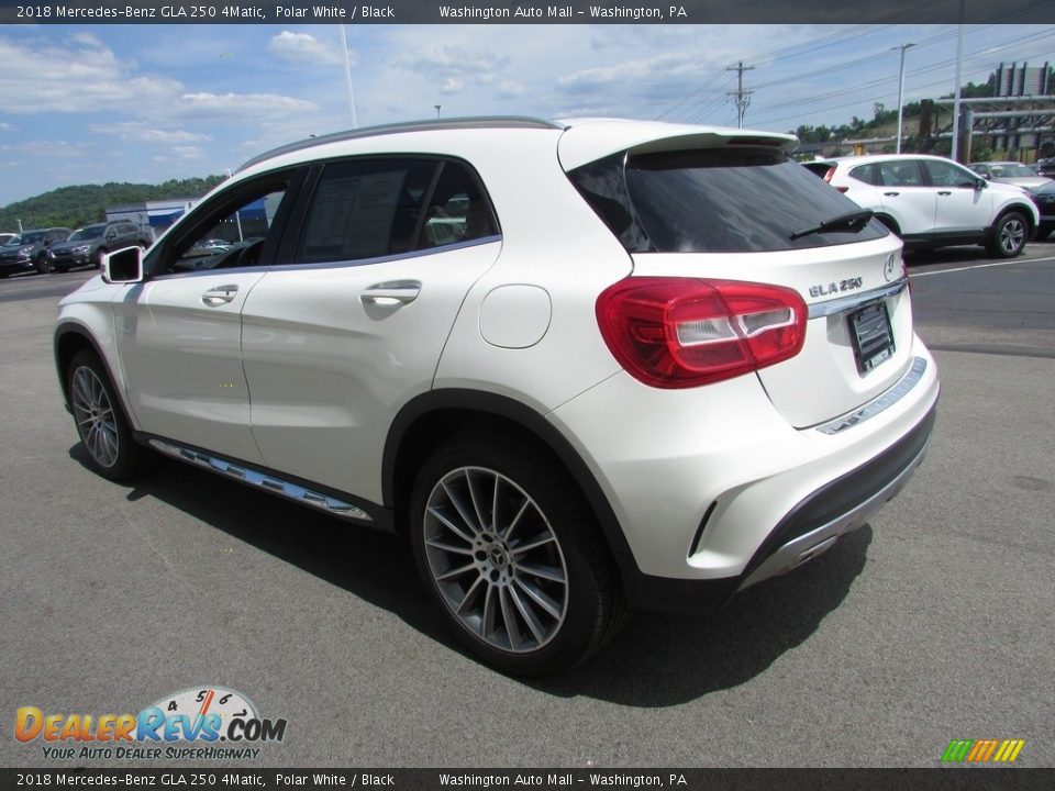 2018 Mercedes-Benz GLA 250 4Matic Polar White / Black Photo #8