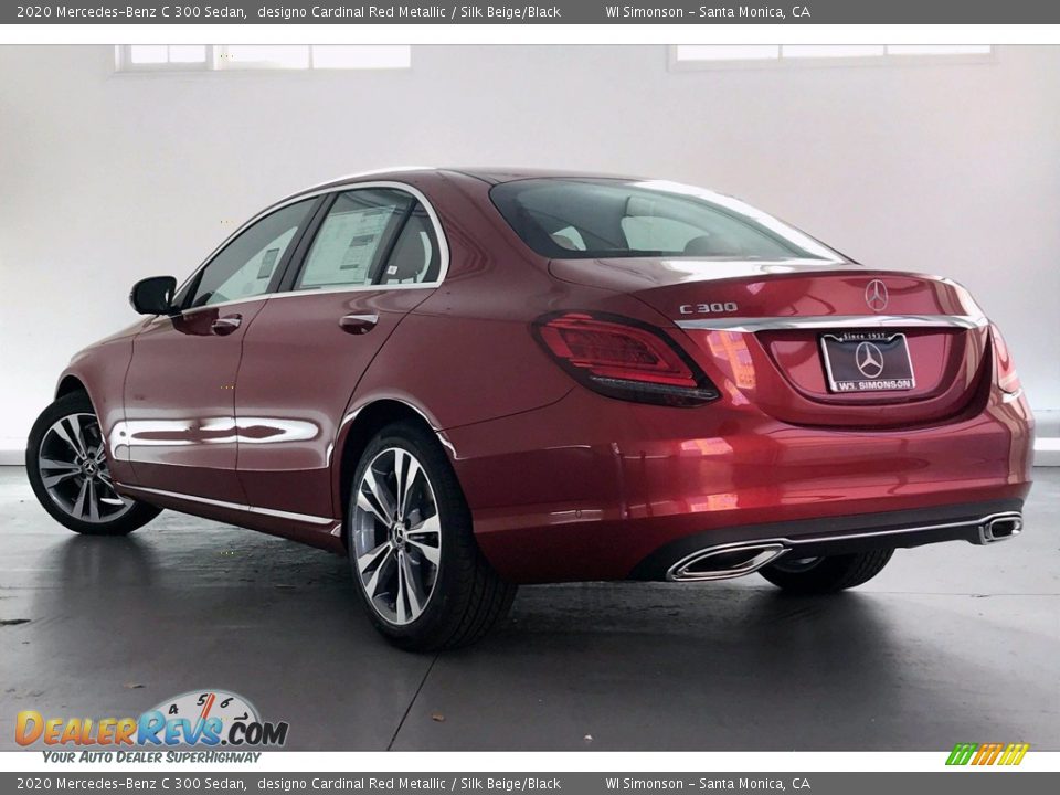 2020 Mercedes-Benz C 300 Sedan designo Cardinal Red Metallic / Silk Beige/Black Photo #2