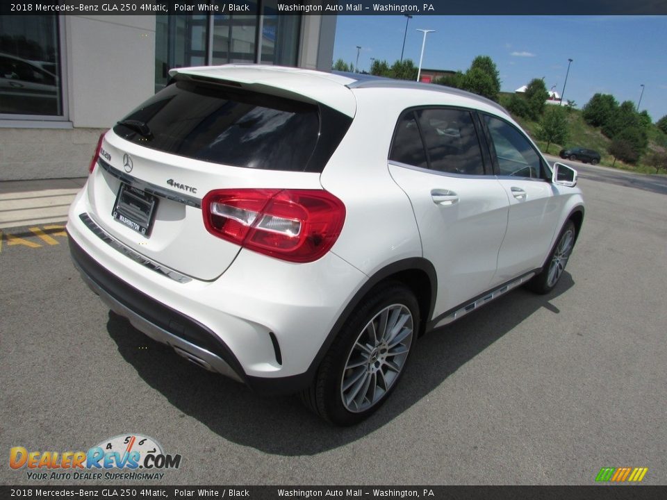 2018 Mercedes-Benz GLA 250 4Matic Polar White / Black Photo #10