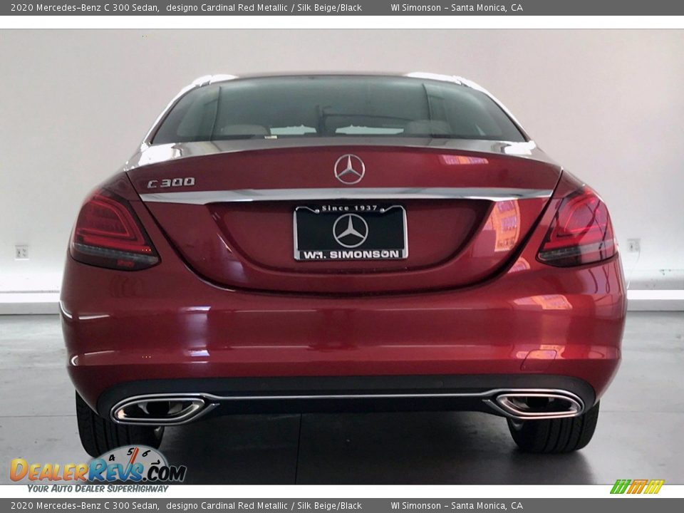 2020 Mercedes-Benz C 300 Sedan designo Cardinal Red Metallic / Silk Beige/Black Photo #3