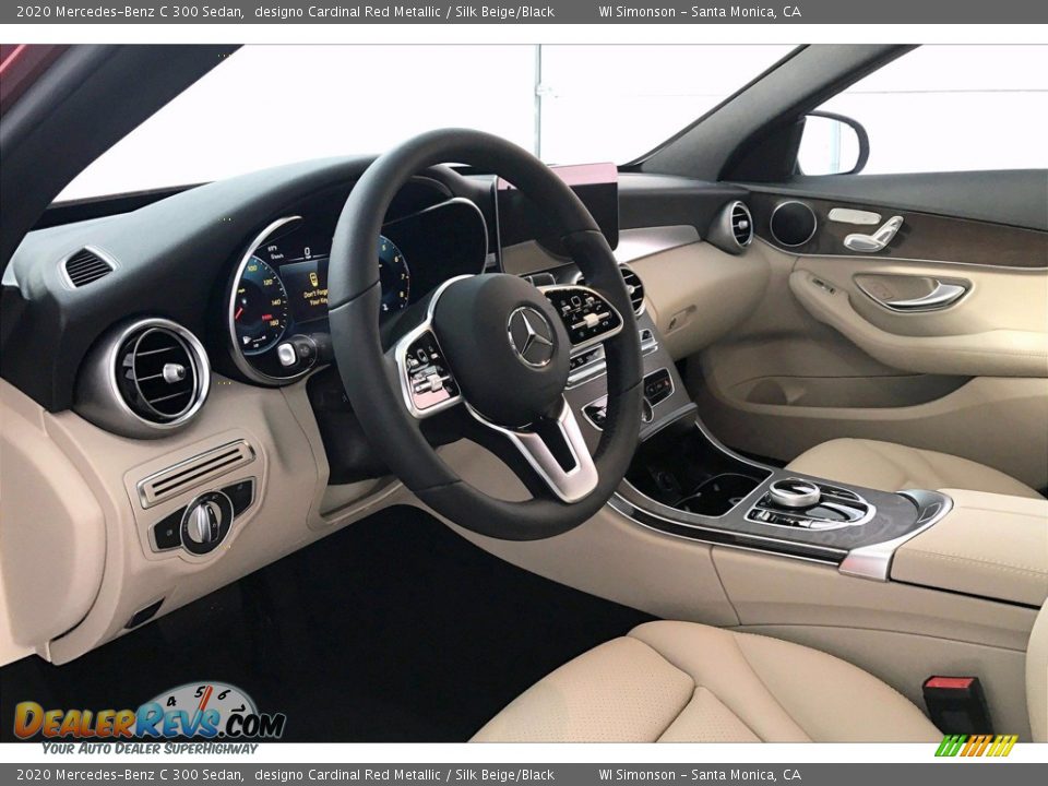 2020 Mercedes-Benz C 300 Sedan designo Cardinal Red Metallic / Silk Beige/Black Photo #4