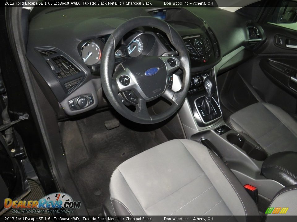 2013 Ford Escape SE 1.6L EcoBoost 4WD Tuxedo Black Metallic / Charcoal Black Photo #19