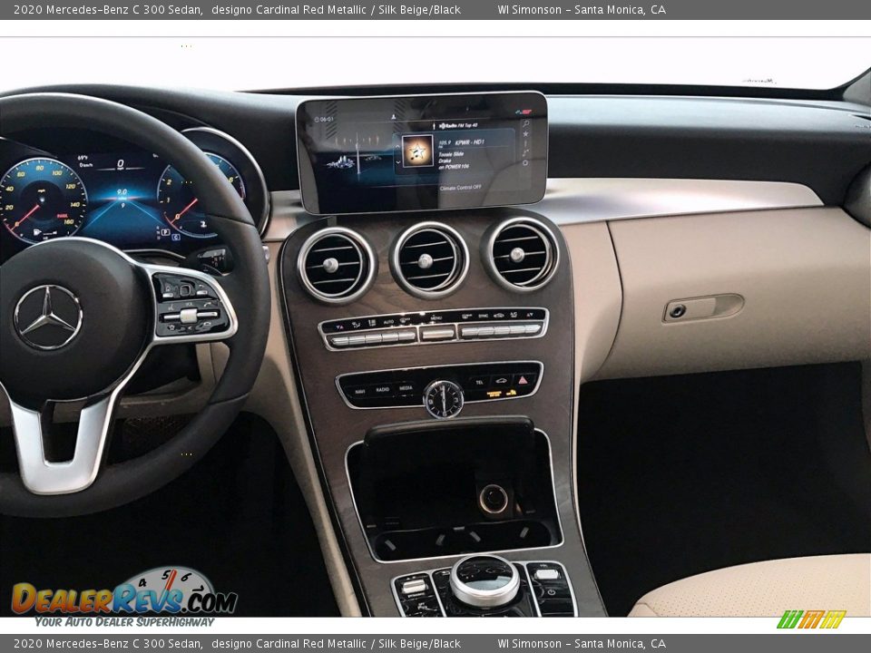 2020 Mercedes-Benz C 300 Sedan designo Cardinal Red Metallic / Silk Beige/Black Photo #6
