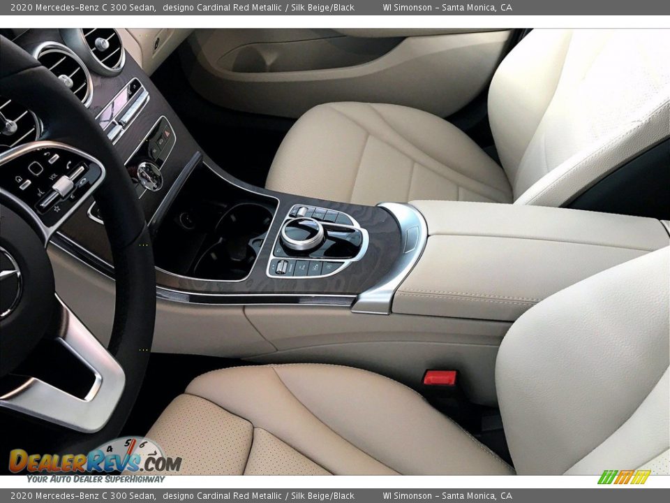 2020 Mercedes-Benz C 300 Sedan designo Cardinal Red Metallic / Silk Beige/Black Photo #7