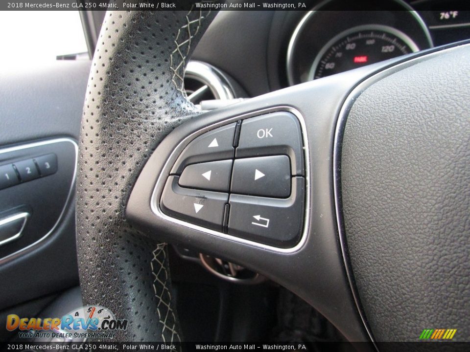 2018 Mercedes-Benz GLA 250 4Matic Polar White / Black Photo #20