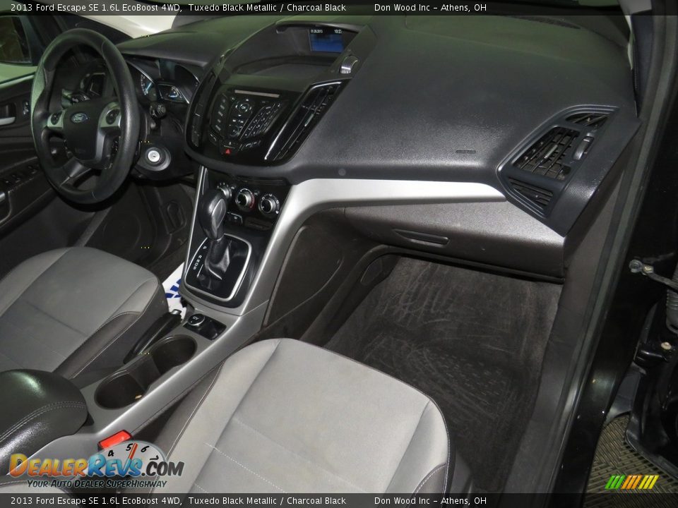 2013 Ford Escape SE 1.6L EcoBoost 4WD Tuxedo Black Metallic / Charcoal Black Photo #27