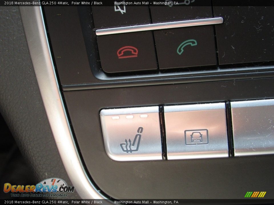 2018 Mercedes-Benz GLA 250 4Matic Polar White / Black Photo #23