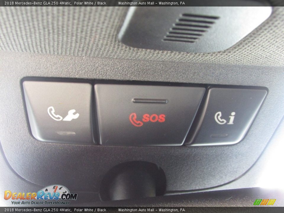2018 Mercedes-Benz GLA 250 4Matic Polar White / Black Photo #25